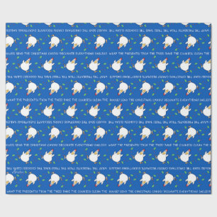 Papel De Presente CHRISTMAS PANIC CHICKEN 2 por Sandra Boynton