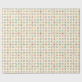 Papel De Presente Christmas Snowflakes Themed Packaging Xmas