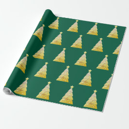 Papel De Presente Christmas tree gift wrap