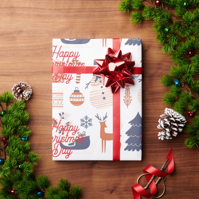 Papel De Presente Christmas Wraping Paper (Presente de Natal)