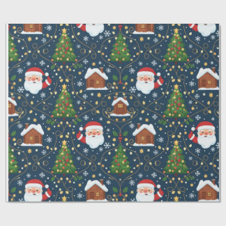 Papel De Presente Christmas Wrapping Paper