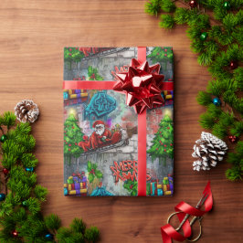 Papel De Presente Christmas Wrapping Paper