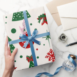 Papel De Presente Christmas Wrapping Paper