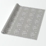 Papel De Presente Christmas Wrapping Paper Personalize nome<br><div class="desc">Christmas Wrapping Paper Personalize nome papel de presente</div>