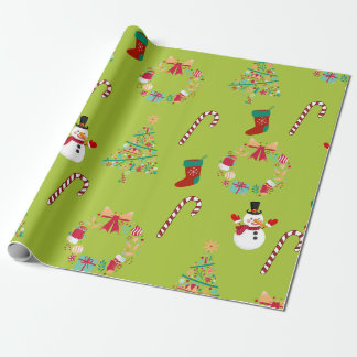 Papel De Presente Christmassy