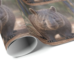 Papel De Presente Chubby The Australian Wombat,