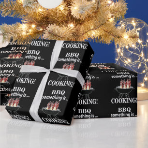 Papel De Presente Churrasco Cozinheiro Chef Divertido Bbq