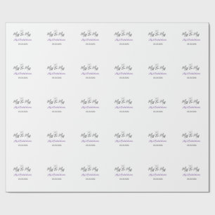 Papel De Presente Chuva de noiva de senhorita para senhora adicionar