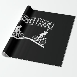 Papel De Presente Ciclista I Love Bikes
