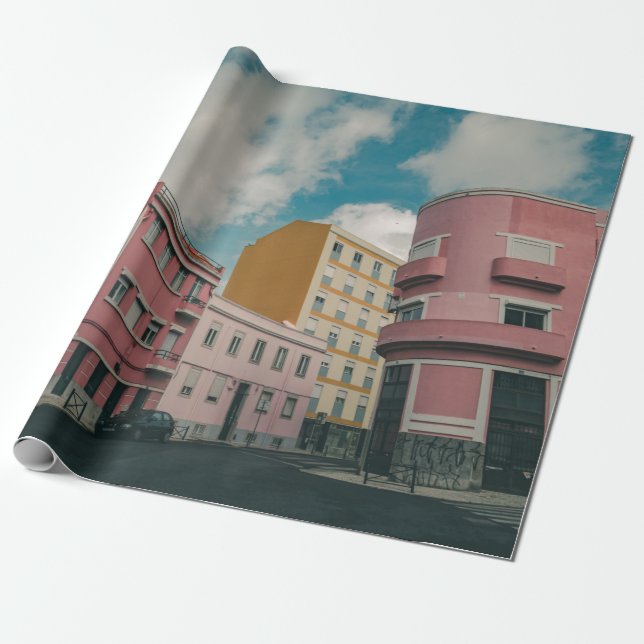 PAPEL DE PRESENTE CIDADE COLORIDA (Desenrolado)