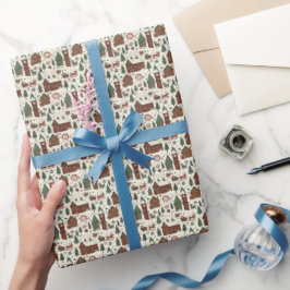 Papel De Presente Cidade Natal do Polo Norte 