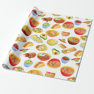 Papel De Presente cinco de maio burrito taco tamale méxico