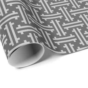 Papel De Presente Cinza chinês da fricção, da prata e da grafite 