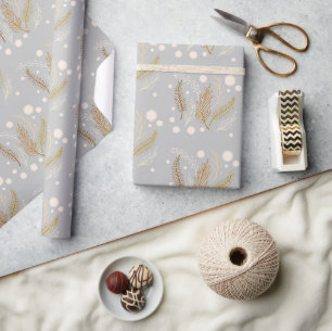 Papel De Presente Cinza clara beige castanho Abstrato simples