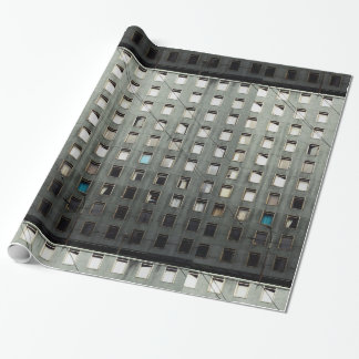 Papel De Presente Cinza da vida urbana