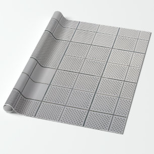 Papel De Presente Cinza digital