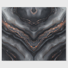 Papel De Presente Cinza e Ember