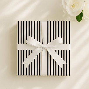 Papel De Presente Cinza escura elegante, esbranquiçada, listrada