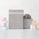 Papel De Presente Cinza faux burlap Country wraping paper (Baby Shower)