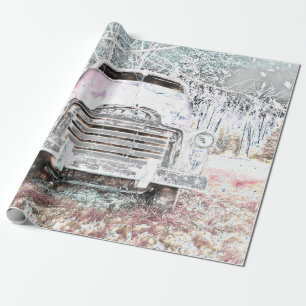 Papel De Presente Cinzas Brancas Russas Vintage Vintage, Retro Dist