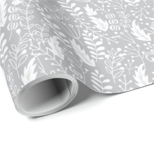 Papel De Presente Cinzas e Natal perfeito