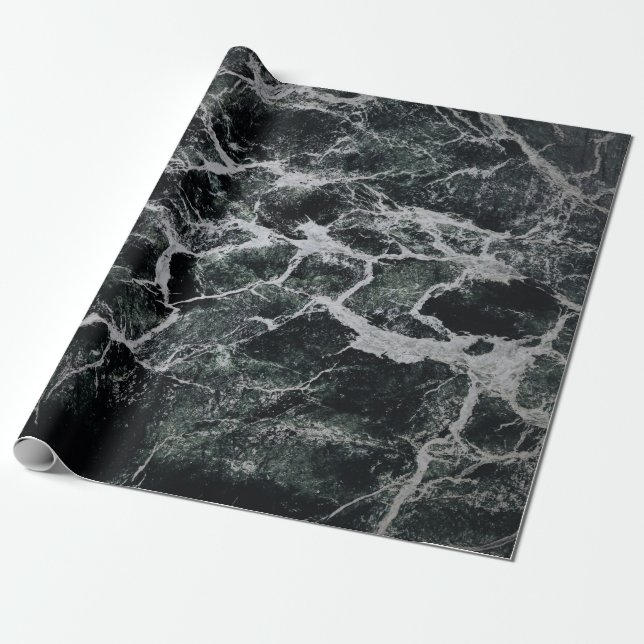 Papel De Presente Cinzas e pintura a preto (Desenrolado)