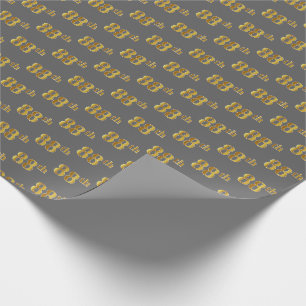 Papel De Presente Cinzas, evento do ouro 88th do falso