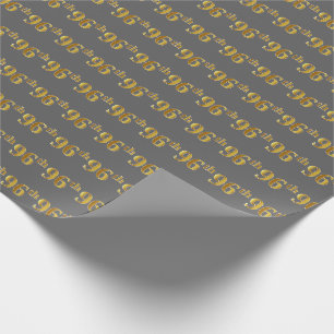 Papel De Presente Cinzas, evento do ouro 96th do falso