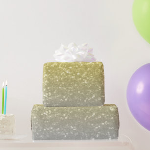 Papel De Presente Cinzas leves que iluminam faíscas amarelas