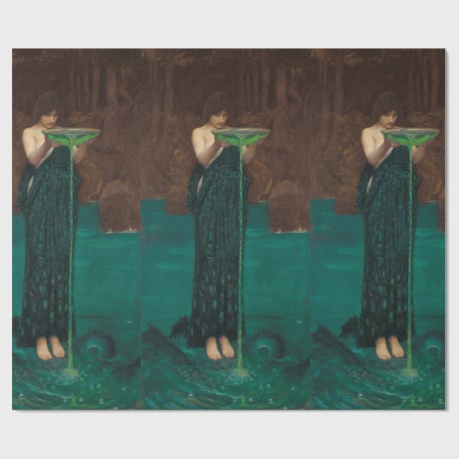 Papel De Presente Circe Invidiosa John William Waterhouse (Aberto)
