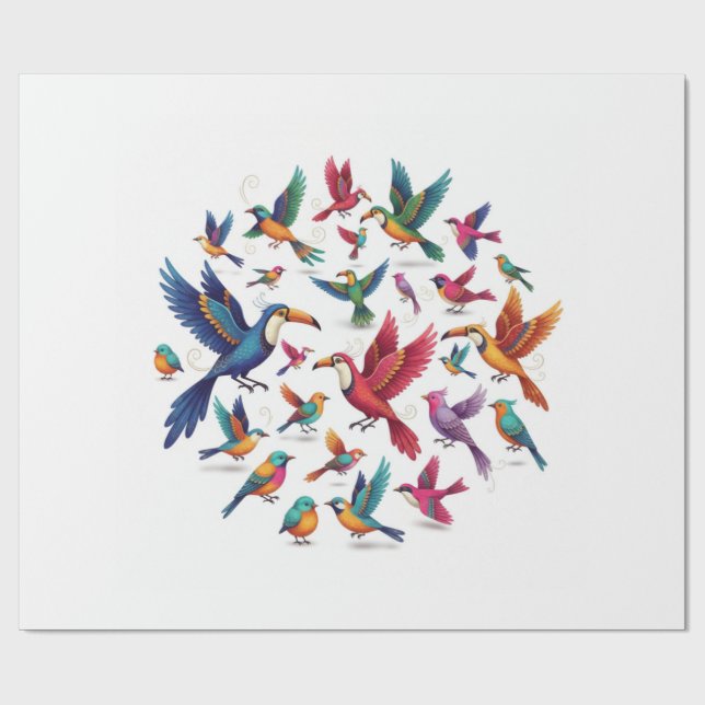 Papel De Presente Circle of Flight - Harmony in Motion (Aberto)