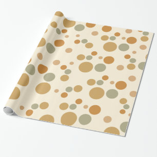 Papel De Presente círculo com padrão