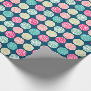 Papel De Presente Círculos decorativos - Cores 01 - com 00486b