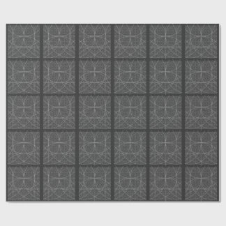 Papel De Presente Círculos Geométricos Sagrados Flor de Vida
