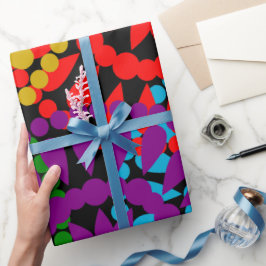 Papel De Presente Círculos grandes