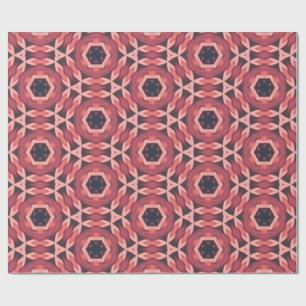 Papel De Presente Círculos Retro