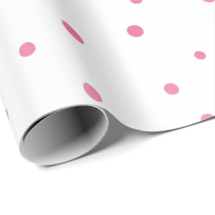 Papel De Presente Círculos Rosa