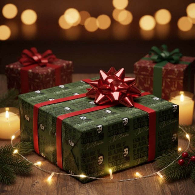 Papel De Presente Citação de Che Guevara - Cada um não vale nada (Criador carregado)