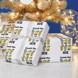 Papel De Presente Citação engraçada de Mint Julep Cocktail Crush The