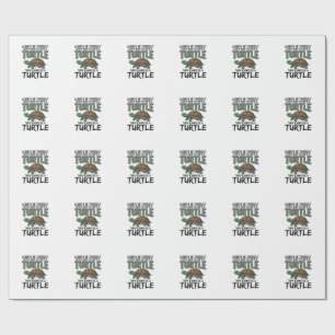 Papel De Presente Citação Engraçada de Tartaruga Design Vetorial Vin