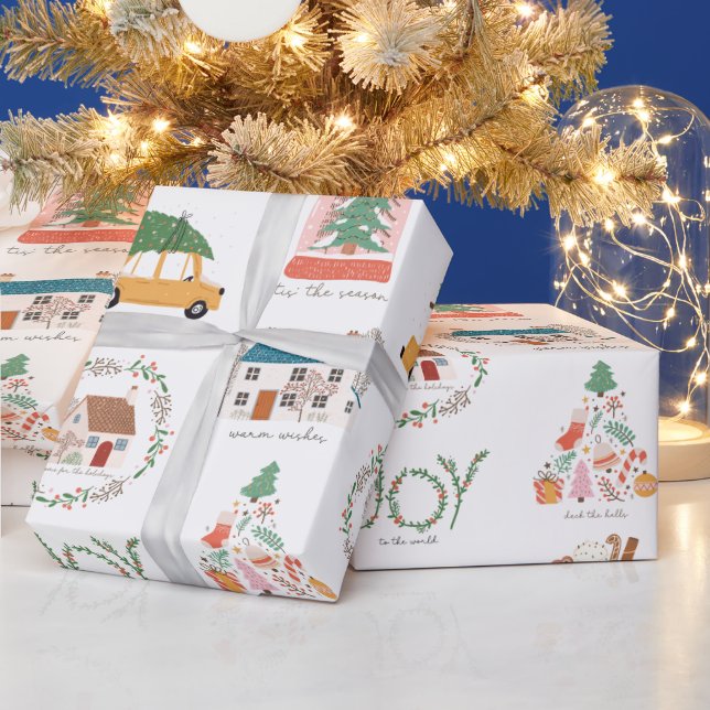 Papel De Presente Citações e imagens de Natal Festivas (Feriados)