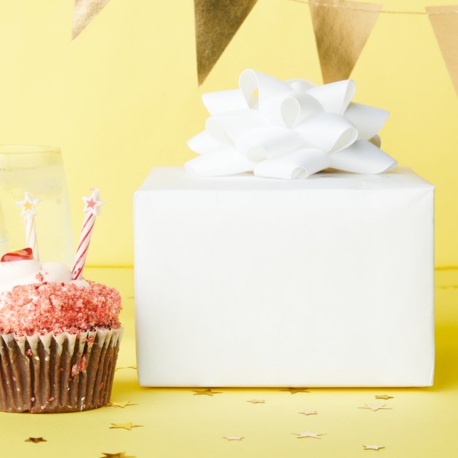 Papel De Presente Citações Inspiradoras Curtas em Branco (Festa de aniversário)