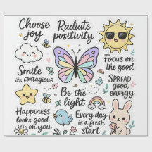 Citações Motivacionais e Caracteres Felizes