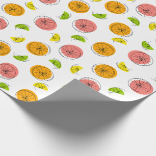 Papel De Presente Citrus Multi