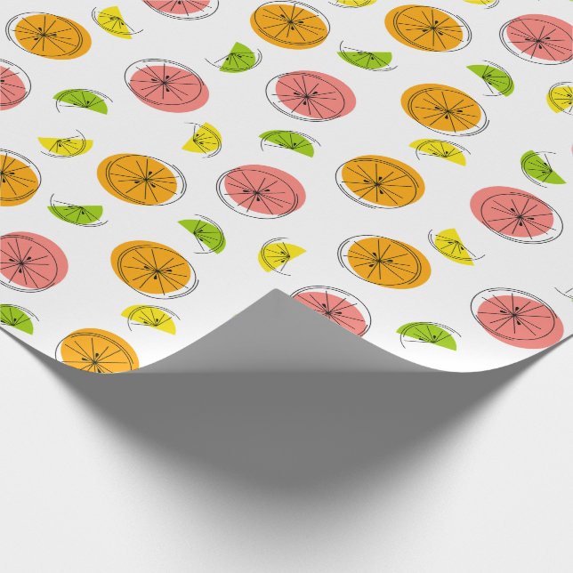 Papel De Presente Citrus Multi (Ponta)