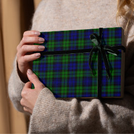 Papel De Presente Clã Blackwatch tartan Campbell