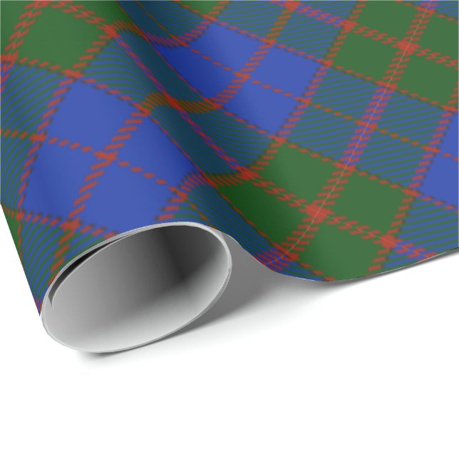 Papel De Presente Clã escocês Clã Tartan Xadrez Padrão (Ponta do rolo)