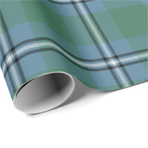 Papel De Presente Clã Irvine do Tartan do cilindro