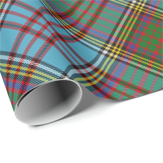 Papel De Presente Clan Anderson Tartan Wrapping Paper (Ponta do rolo)