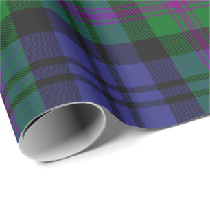 Papel De Presente Clan Baird Tartan